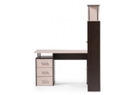Компьютерный стол Woodville ДЕР КС-15 венге, дуб молочный правый