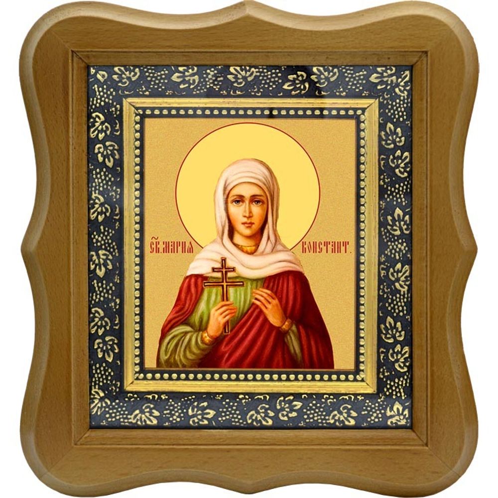 Мария Константинопольская (Патрикия) святая мученица. Икона на холсте.