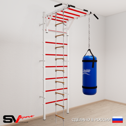 Шведская стенка Sv Sport 5311 (Турник рукоход/Лестница/Цепь/Мешок 15кг)