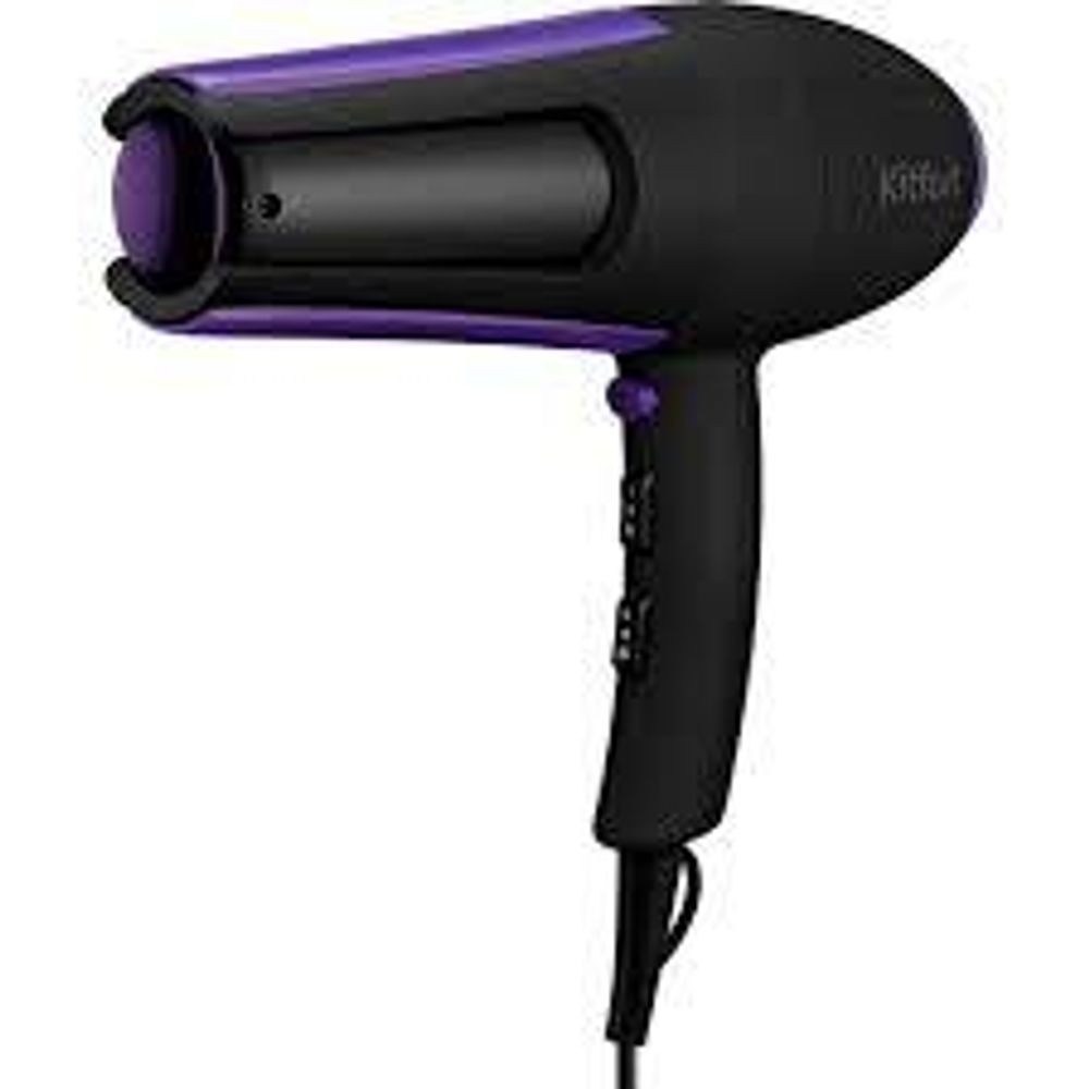 Фен Kitfort КТ-3232-1 "2 в 1" черно-фиолетовый