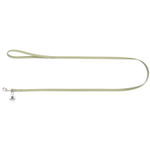 Поводок Mr.Kranch для собак из натуральной кожи с QR-адресником 130см 10мм нежно-зеленый