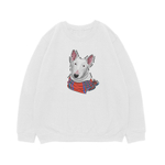 Свитшот "Бультерьер любит тебя больше себя"