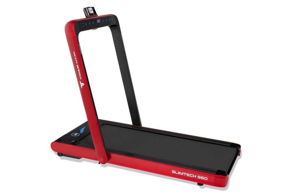 Беговая дорожка Titanium Masters Slimtech S60, красная