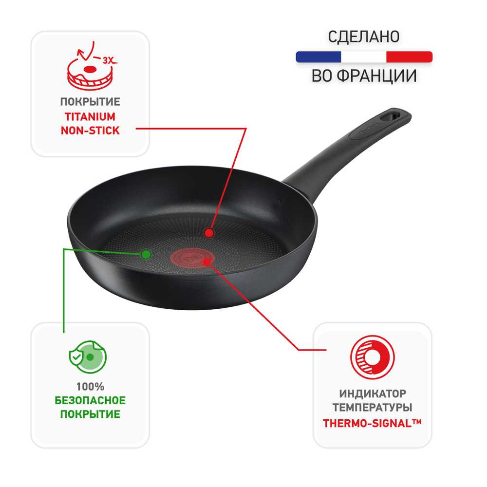 Сковорода Tefal Ultimate ON 24 см G26004AZ