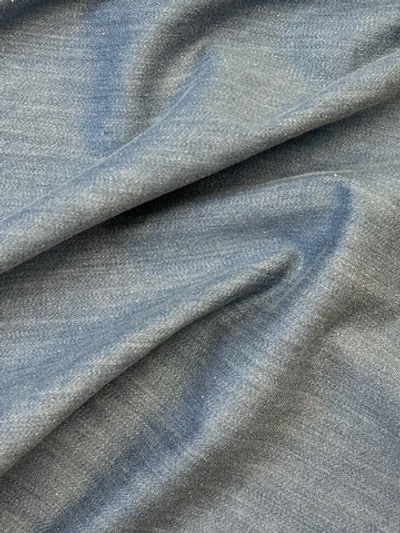 Джинса (деним) хлопок с эластаном вареная голубая