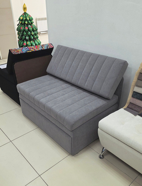 Кресло-кровать Миник 110 см, велюр Desert Light Grey, 17400 руб.