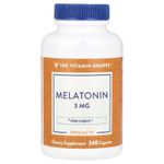The Vitamin Shoppe, Мелатонин, 3 мг, 240 капсул