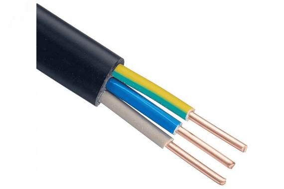 Кабель ВВГ-нг-LS 3*10 ГОСТ 31996-2012 черный 32677