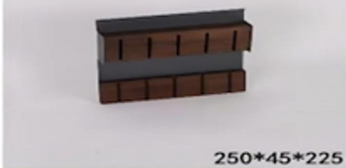 Магнитный держатель для ножей для рейлинга цвет антрацит