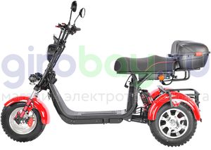 Электроскутер WHITE SIBERIA PRO TRIKE 3000W OFF-ROAD (Красный) фото №5