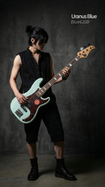 Бас-гитара Gopherwood PJ Classic VI Uranus Blue