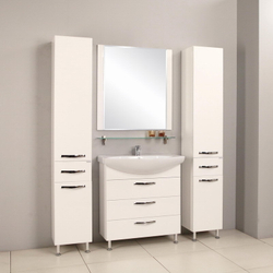 Пенал напольный Акватон Ария Н с бельевой корзиной