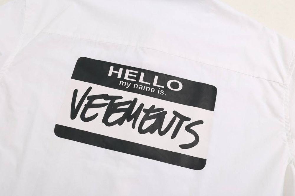 Рубашка Vetements, арт. 480301034