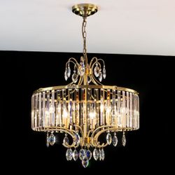 Citilux Инга CL335183 Люстра подвесная хрустальная Бронза