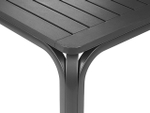 Стол пластиковый раздвижной Nardi Alloro 140 Extensible, антрацит