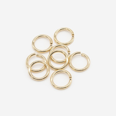 0330-3 Кольца соединительные 7мм, позолота (10шт)