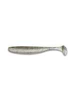 Приманка силиконовая Keitech Easy Shiner 4" PAL #01 Chartreuse Red Flake, 3 упаковки по 7 штук
