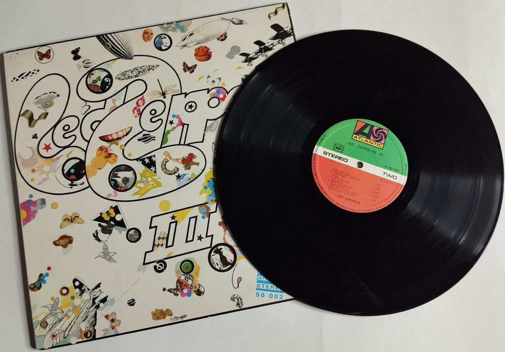 Винтажная виниловая пластинка LP Led Zeppelin III (France 1975)