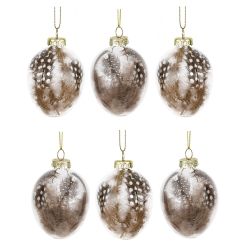 GAEM Набор из 6-ти изделий декоративных подвесных "Яйцо пасхальное" (6*9), L19 W19,5 H6 см