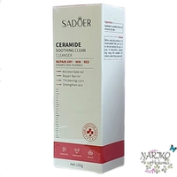 Восстанавливающая пенка для умывания чувствительной и хрупкой кожи SADOER CERAMIDE Soothing Clean Cleanser, 100 гр.