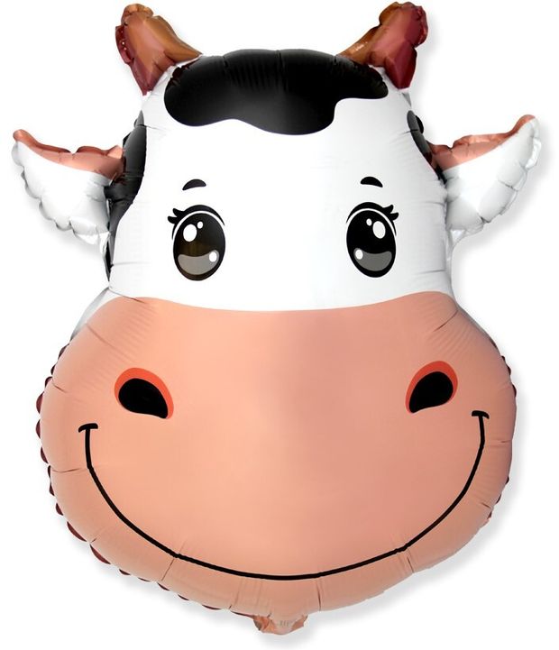 F Шар фигура (22''/56 см) Фигура Голова Милая Корова БГ-