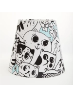 Абажур для торшера e27 тканевый декоративный