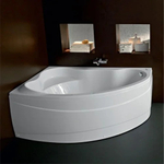 Ванна акриловая ассим. левая Kolpa San LULU 170x110-L в комплекте с каркасом (без сифона)