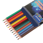 Карандаши 12цв. "Авто" d грифеля=2,65мм. пласт. шестигран. коробка (Mazari)