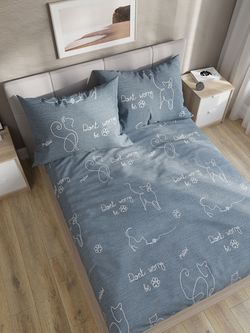 Простынь поплин Сказка "Феликс" 150x215 см