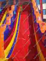 Надувная горка "Осьминог на вершине"