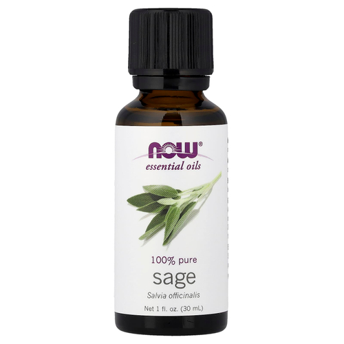 NOW Foods, Эфирные масла, шалфей, 30 мл (1 жидкая унция)
