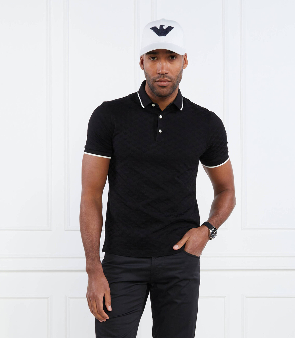 поло Emporio Armani - черный(8N1FP0 1JHWZ)