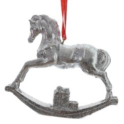 GAEM Фигурка декоративная подвесная "Лошадка-качалка", L10 W2,5 H8,5 см, 2в.