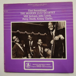Винтажная виниловая пластинка LP The Modern Jazz Quartet First Recordings (USA 1975)