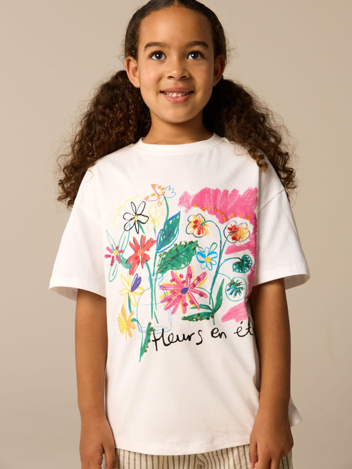 Футболка для девочки Next E45-292, Белый