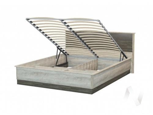 Кровать КД 2.8 (1600) Спальня Версаль-2 (дуб баррик/ясень анкор)