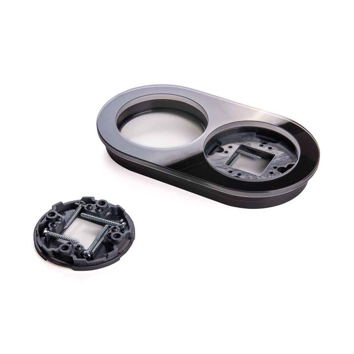 Рамка на 2 поста черная Werkel W0025108 4690389166457