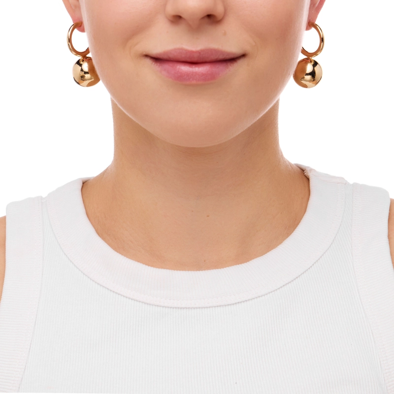 Серьги Гало – Золото