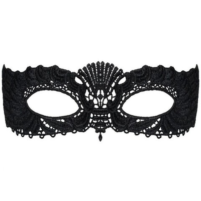 Обворожительная маска на глаза с узорами (Цвет: черный)