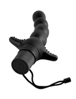 Гибкий стимулятор простаты с вибрацией 5-Function Prostate Vibe (5 режимов) (Цвет: черный)