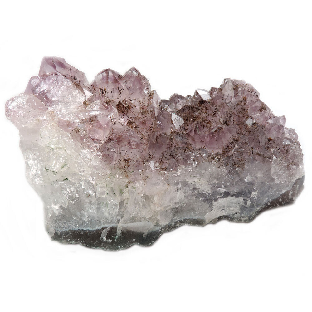 Друза аметист с гётитом асс.