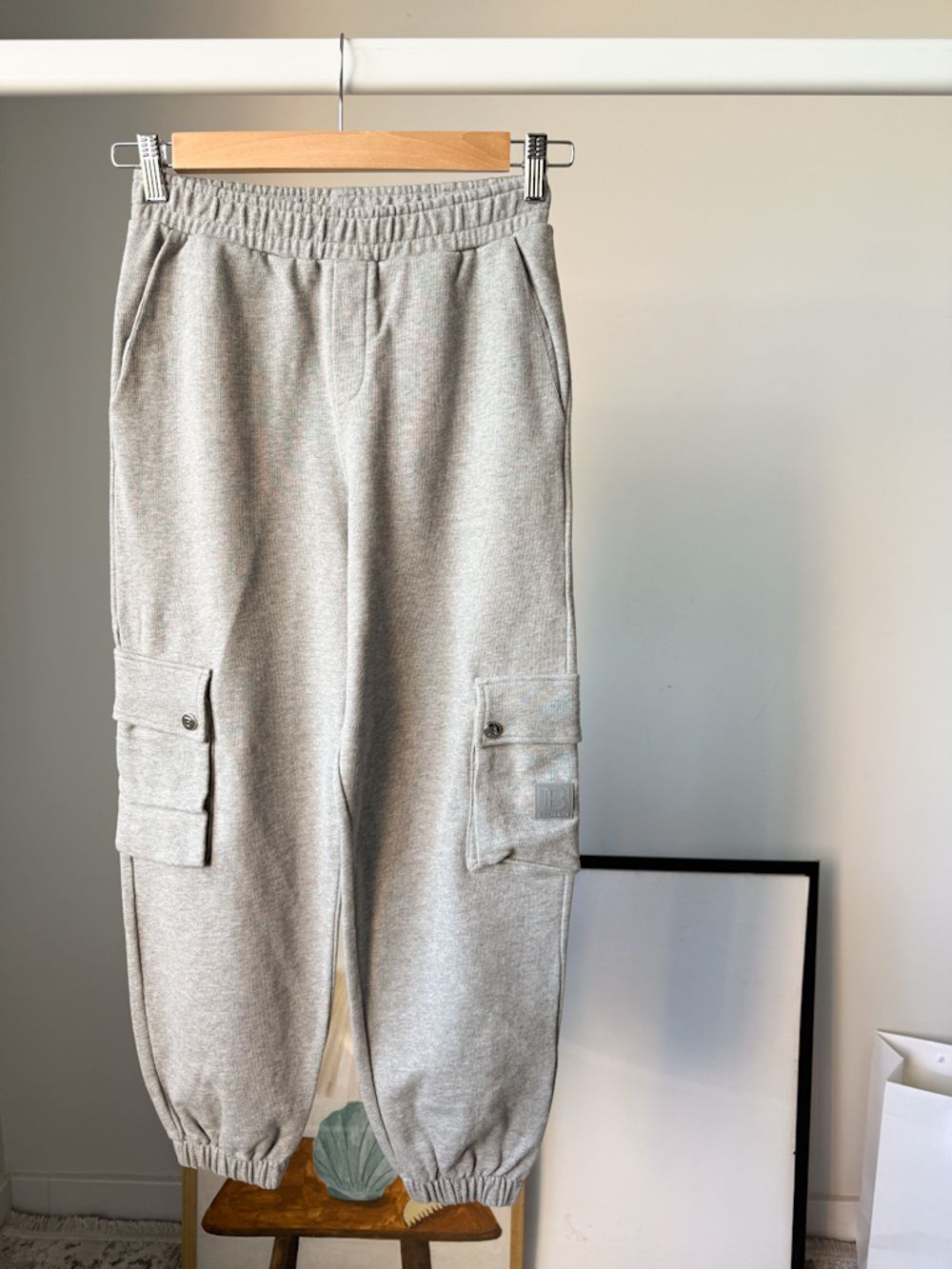 Хлопковый костюм Balmain, 152