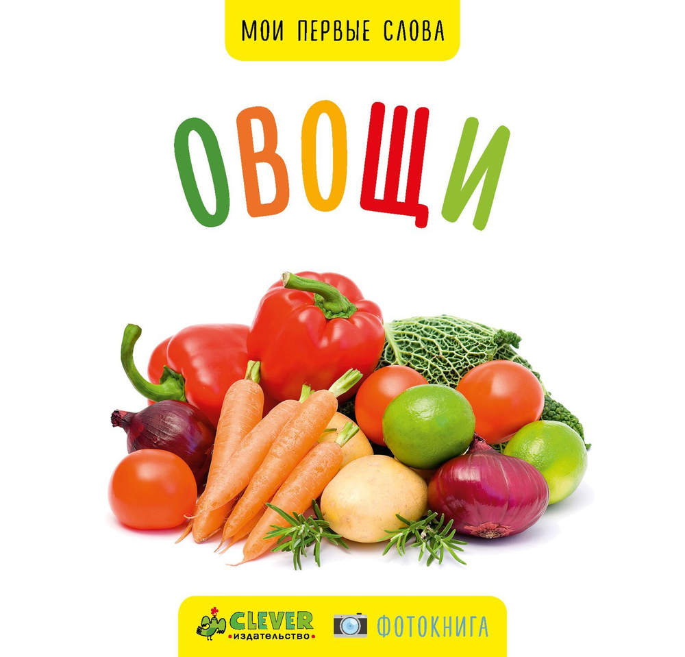Мои первые слова. Фото-книга. Овощи МИНИ
