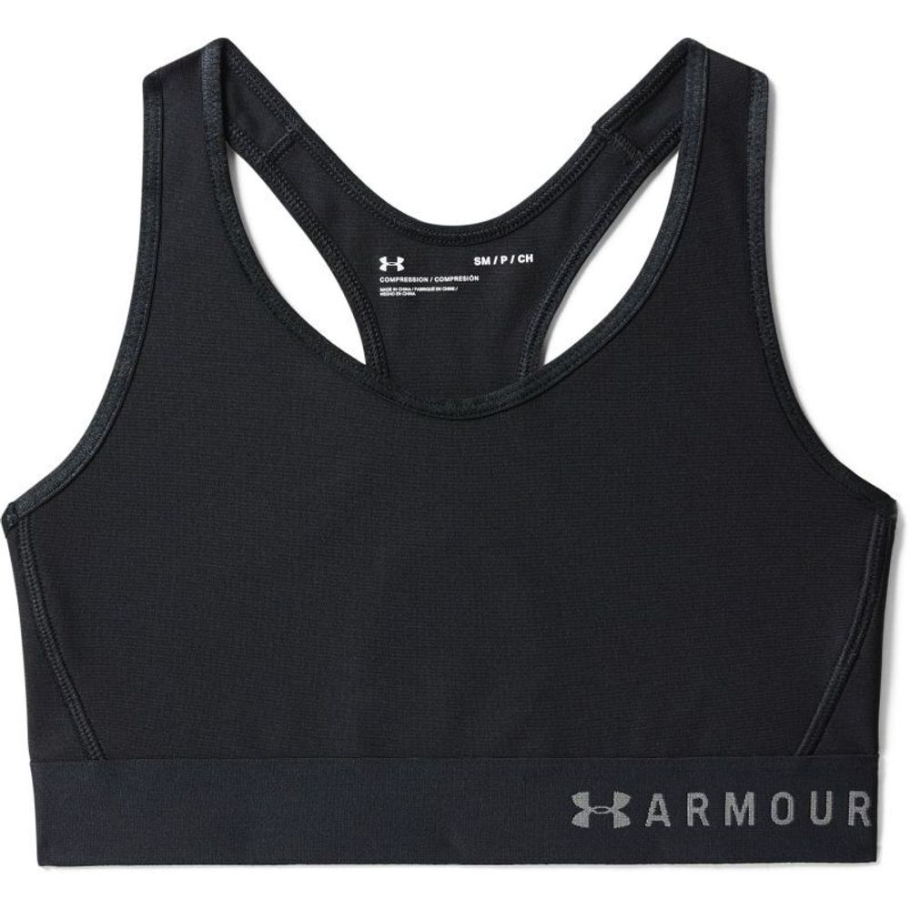 ТОП теннисный Under Armour Mid Keyhole Bra - black