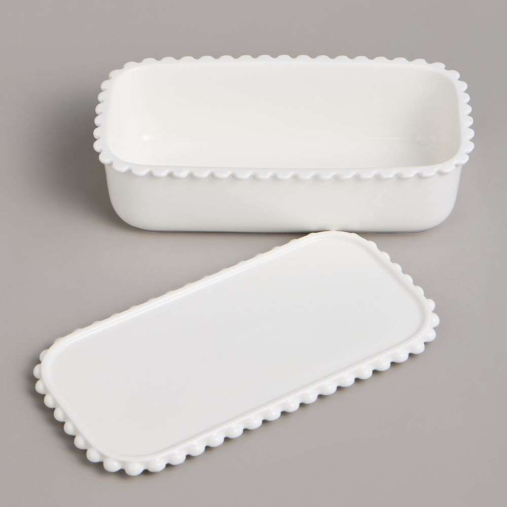 ПАШТЕТНИЦА LEFARD "PEARL" С КРЫШКОЙ ПРЯМОУГ. 18,5*9,5*5,5 СМ 400 МЛ