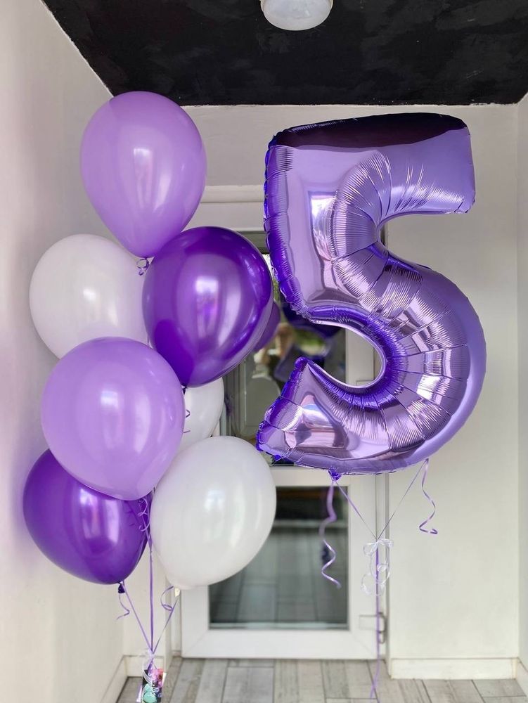 Воздушные шары для девочки на 5 лет №1309