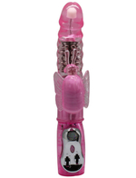 Вибратор компьютерного типа с вибрацией и ротацией Agent-007 (Цвет: розовый)