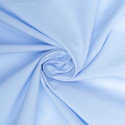 Батист стоунвош однотонный, 90 гр/м2, 148 см, голубой