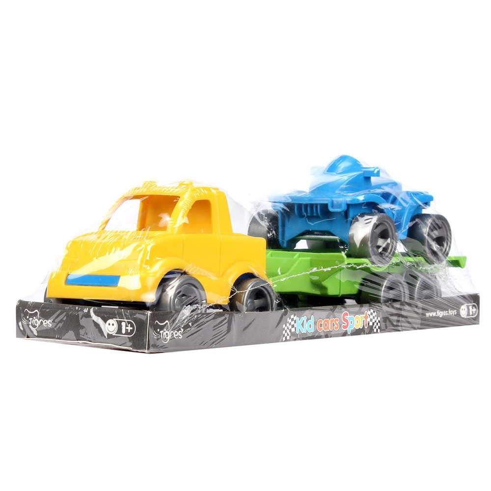 Набор авто "Kid cars Sport" 3 эл. (пикап + квадроцикл) (Тигрес)