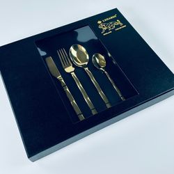 Lenardi 197-037 Набор столовых приборов 24пр. в под.уп.(х8)Металл